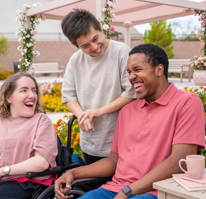 Ndis people engaging with the community